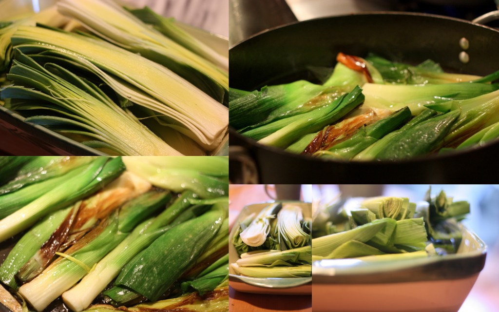 braised leeks